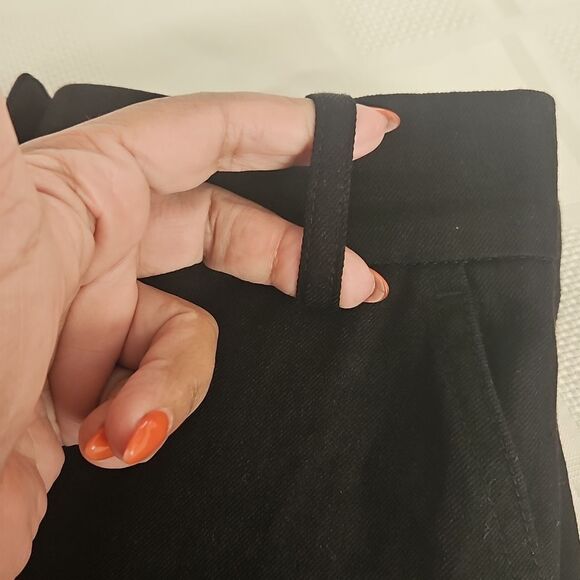 H&M Women's High-Rise Wide Leg  Dress Pants Black 0 - Picture 16 of 16